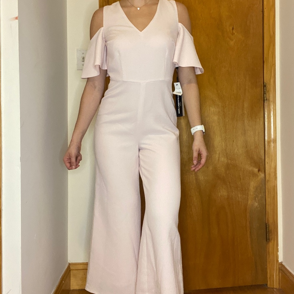 Karl Lagerfield Blush Jumpsuit